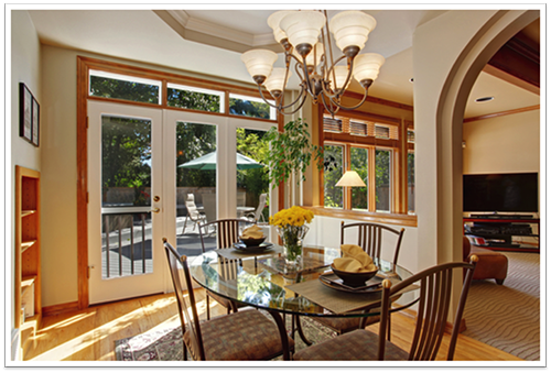 Glass Top Dining Table