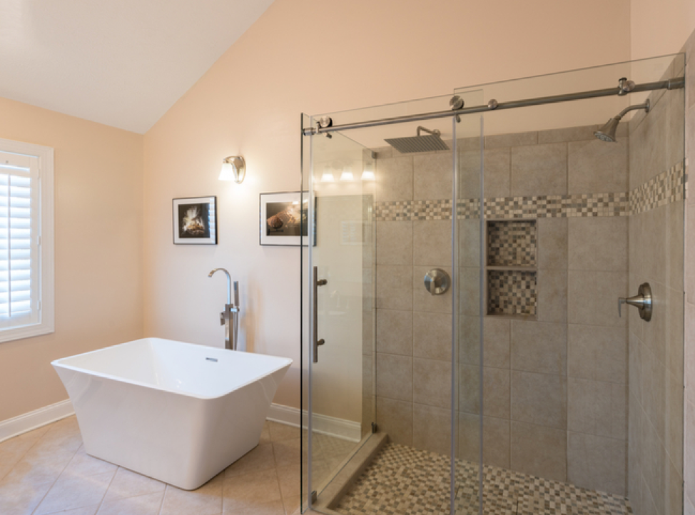 Glass Shower Doors Vs Curtains, Shower Curtains With Doors